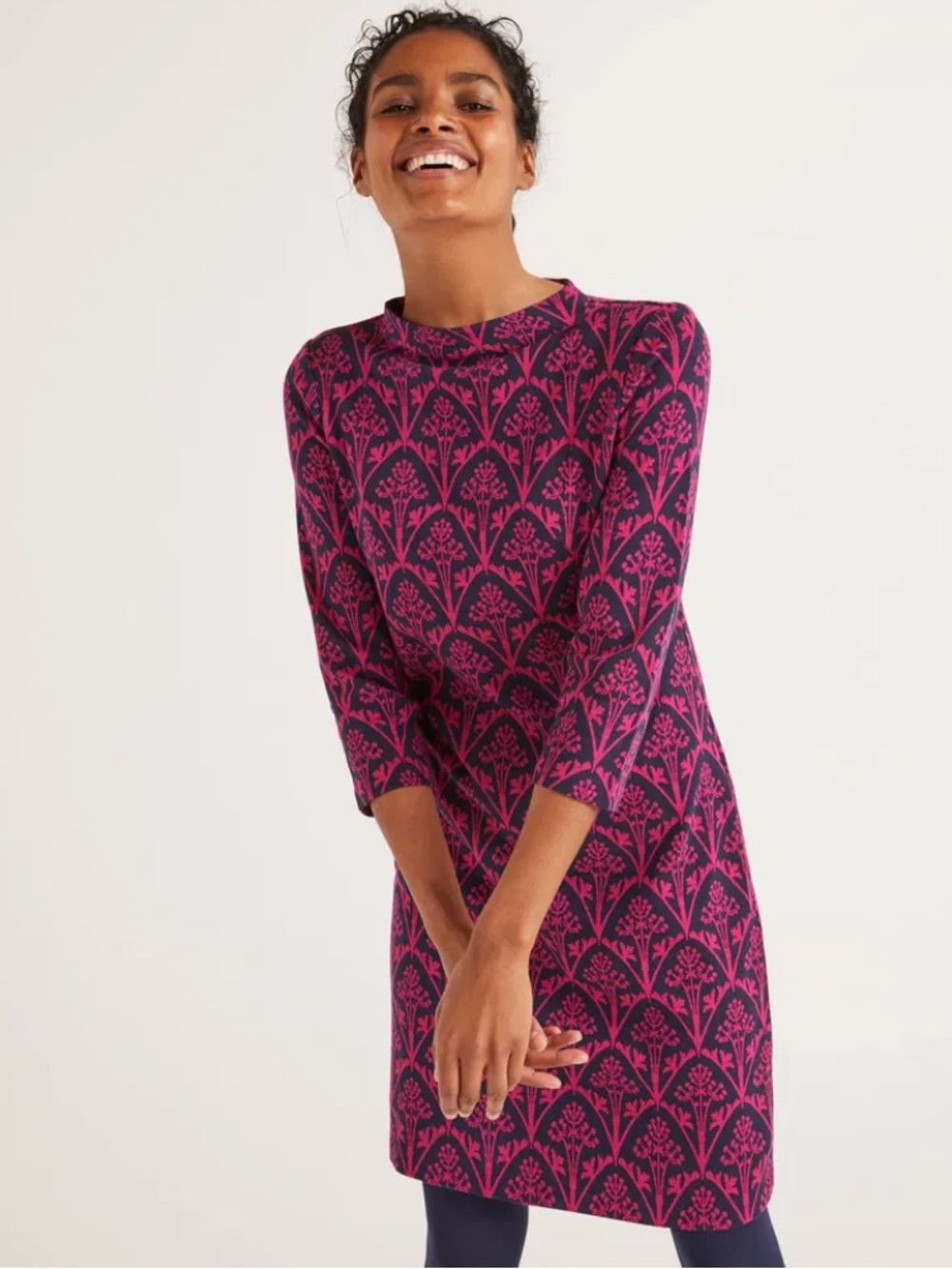 Boden Victoria Jacquard dress excellent condition